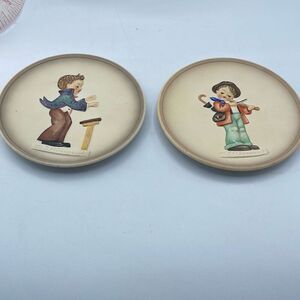 Goebel M.J. Hummel Miniteller plates. “ Little Music Makers” series.